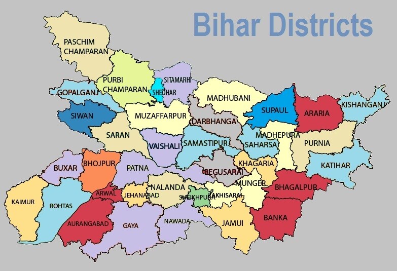 List of Districts of Bihar in 2022